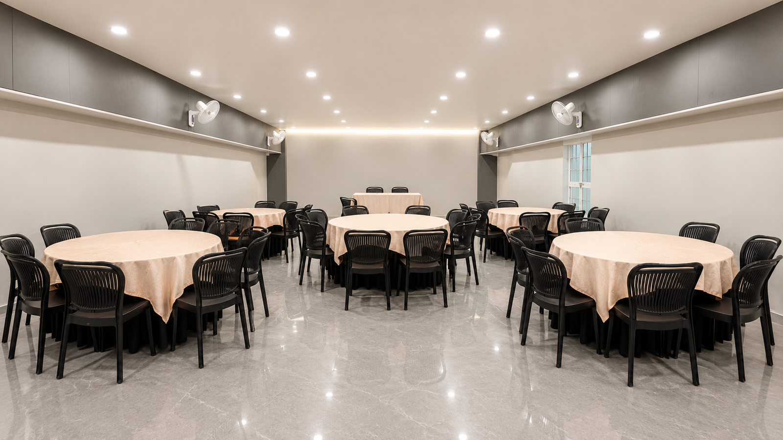 Sai Vijay Banquet Hall set up for a grand celebration